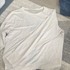 White Long Sleeve Top